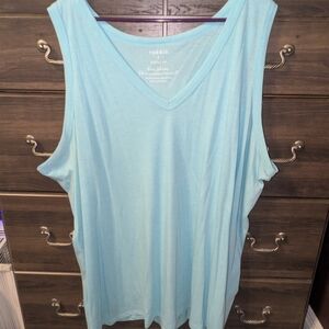 Torrid Women's Light Blue Sleeveless Top